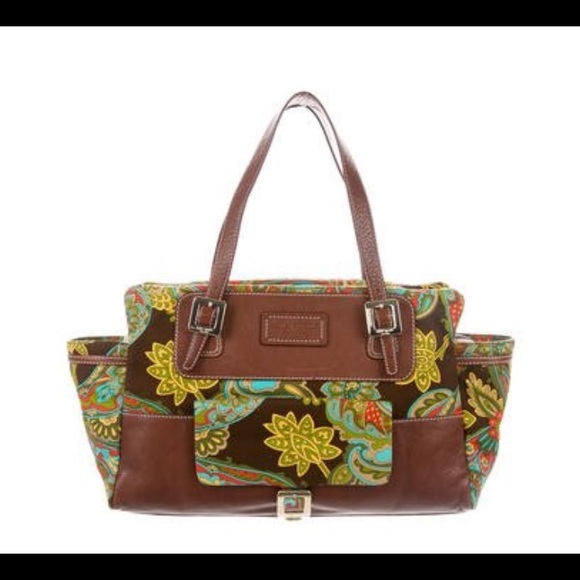 Kate Spade paisley shoulder bag gently worn - Picture 1 of 8